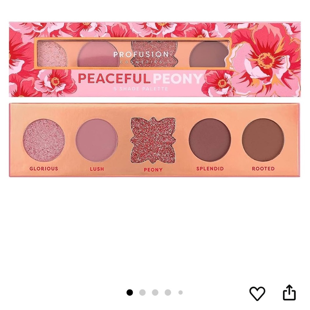 Profusion Cosmetics Pink and Brown Eyeshadow Palette